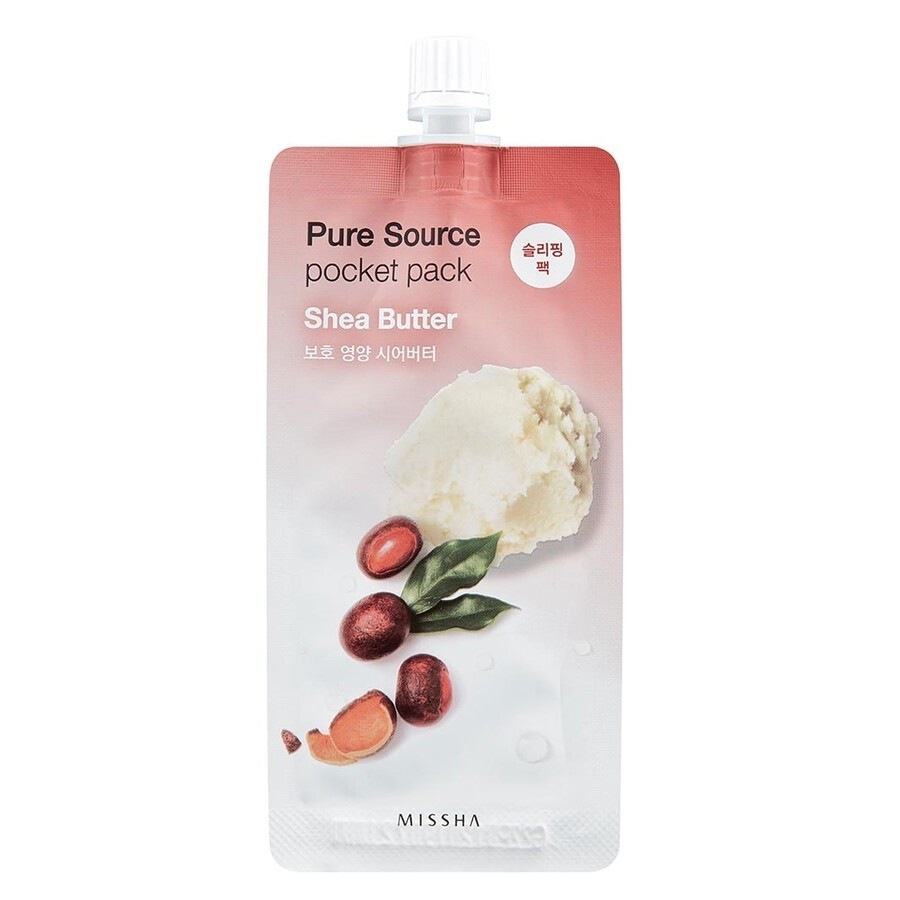 Missha - Pure Source Pocket Pack Shea Butter Crema...