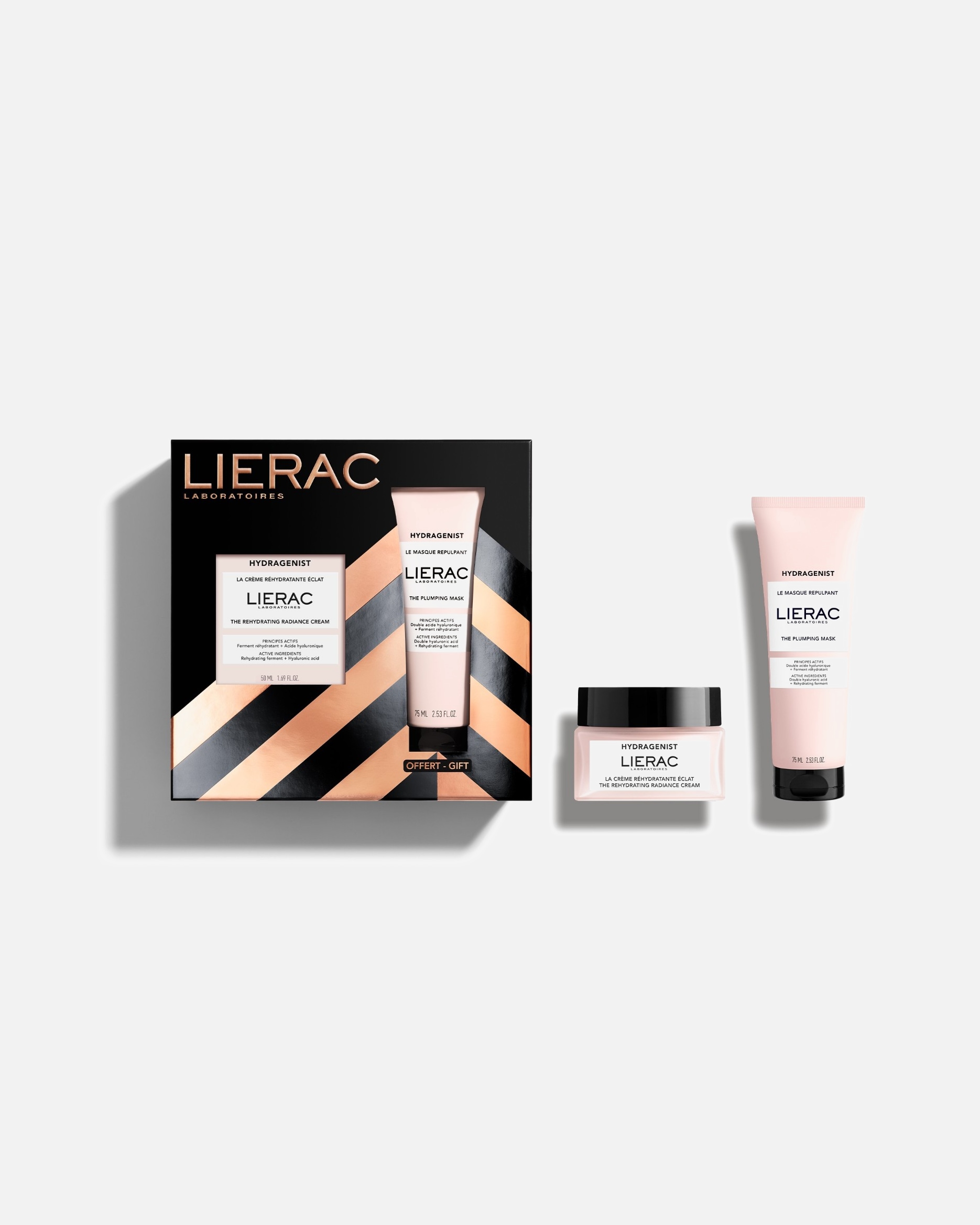 Set cura del viso di Unisex Lierac Hydragenist COFFRET NATALE CREMA + HYDRAGENIST MASCHERA 1 pezzo