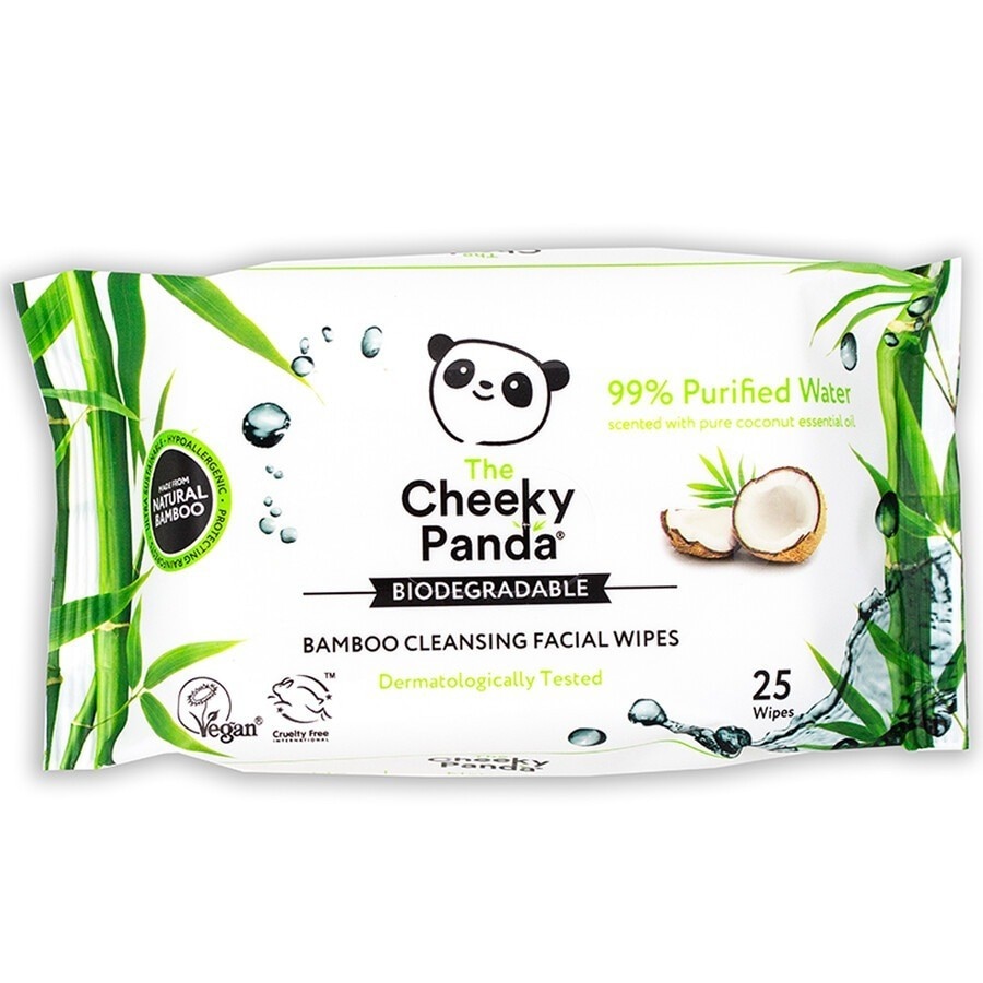 The Cheeky Panda Cleansing Wipes - Coconut