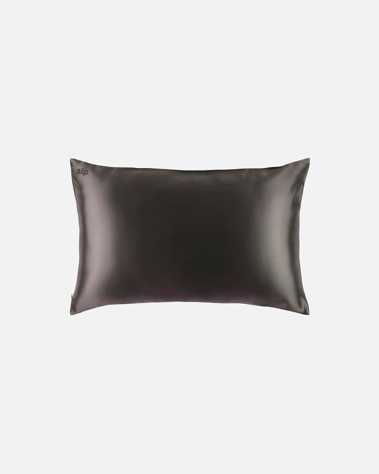 Copertura cuscino di Unisex Slip Federa in Pura Seta Antracite