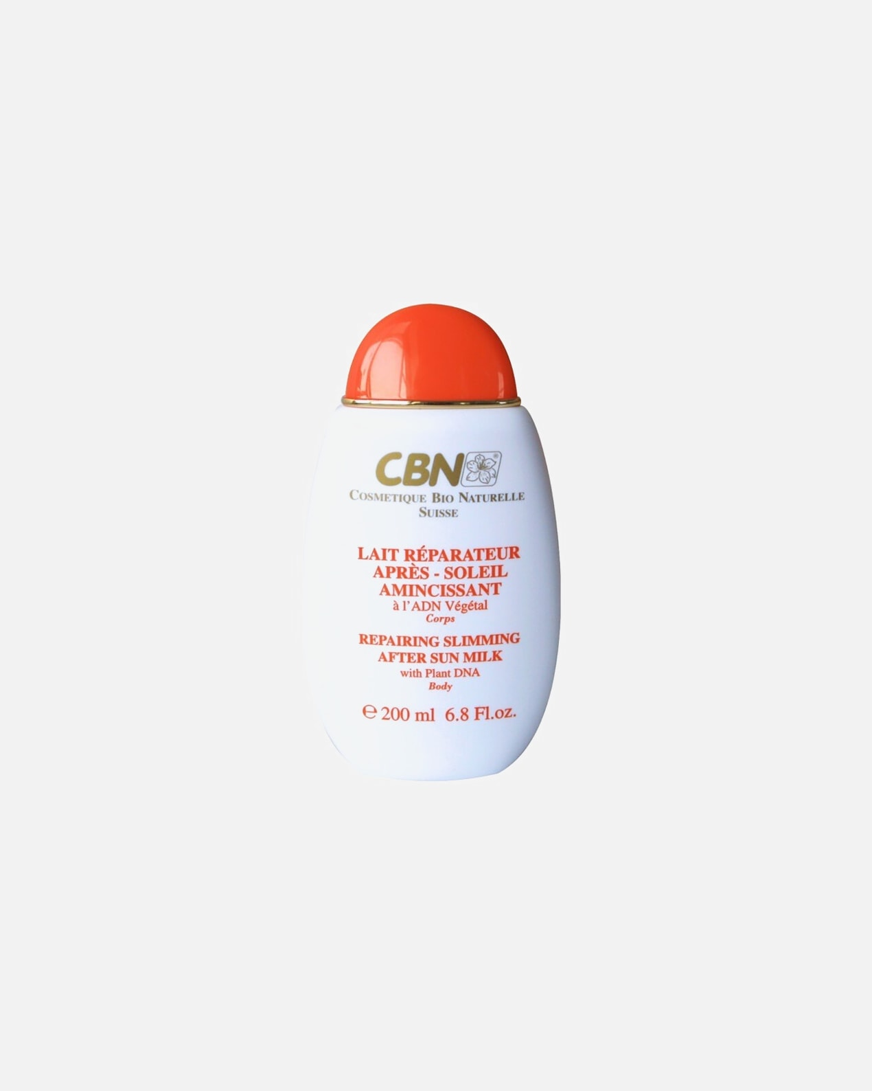 Crema Doposole Corpo di Unisex CBN Cosmetique Bio Naturelle Suisse LAIT RÉPARATEUR APRÈS-SOLEIL AMINCISS 200 ml