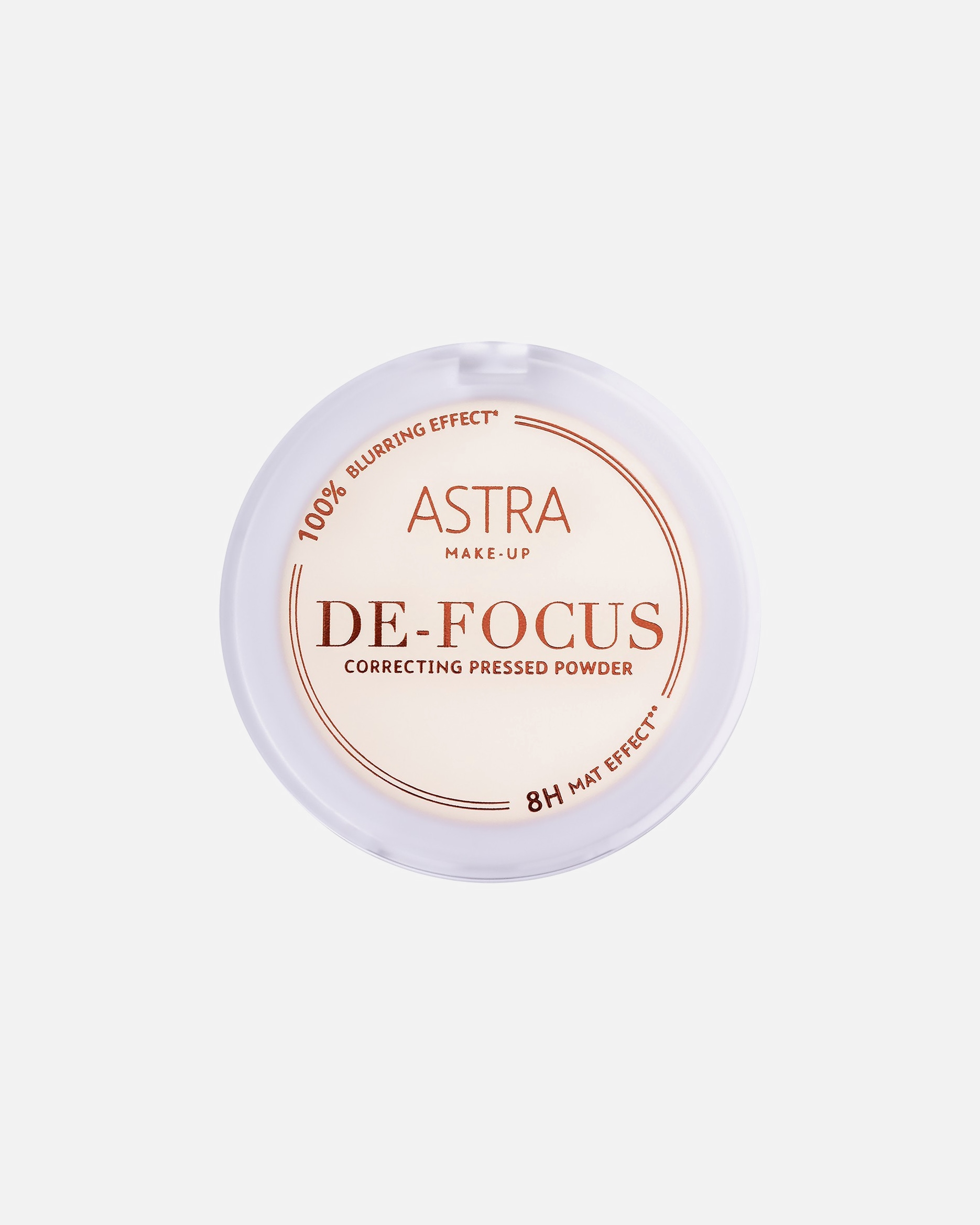 Cipria di Unisex ASTRA MAKE-UP DE-FOCUS Smoothing Pressed Powder YELLOW FILT