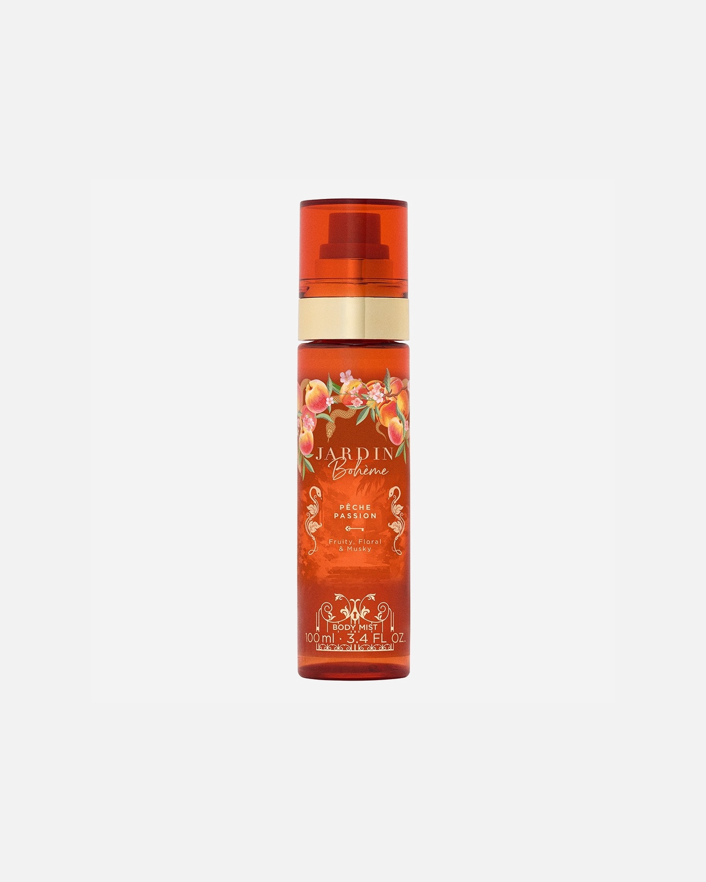 Spray corpo di Femmina JARDIN Bohème FORBIDDEN FRUIT COLLECTION Pêche Passion Body Mist 100 ml