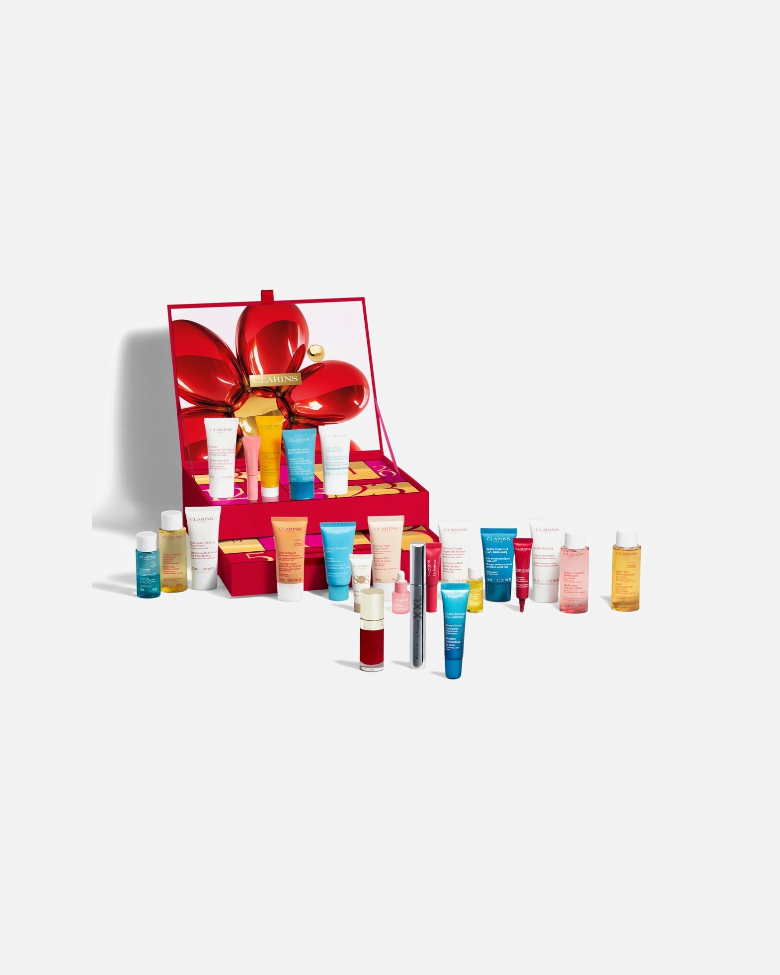 Calendario dell'avvento di Femmina Clarins Idratazione e Protezione Calendario dell'avvento 1 pezzo