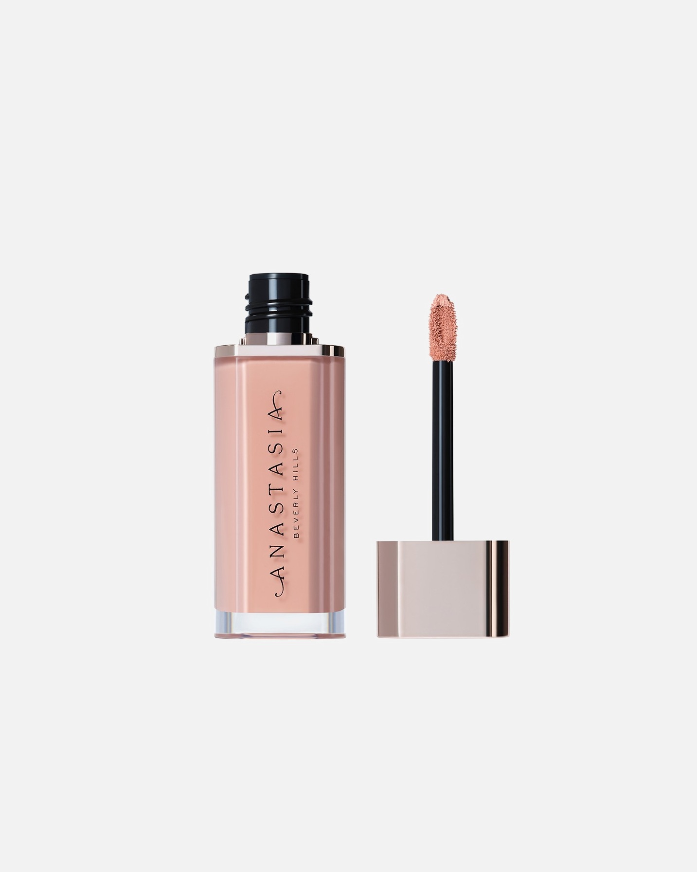 Rossetto di Unisex Anastasia Beverly Hills Lip Velvet - Mousse per labbra vellutata Peachy Nude