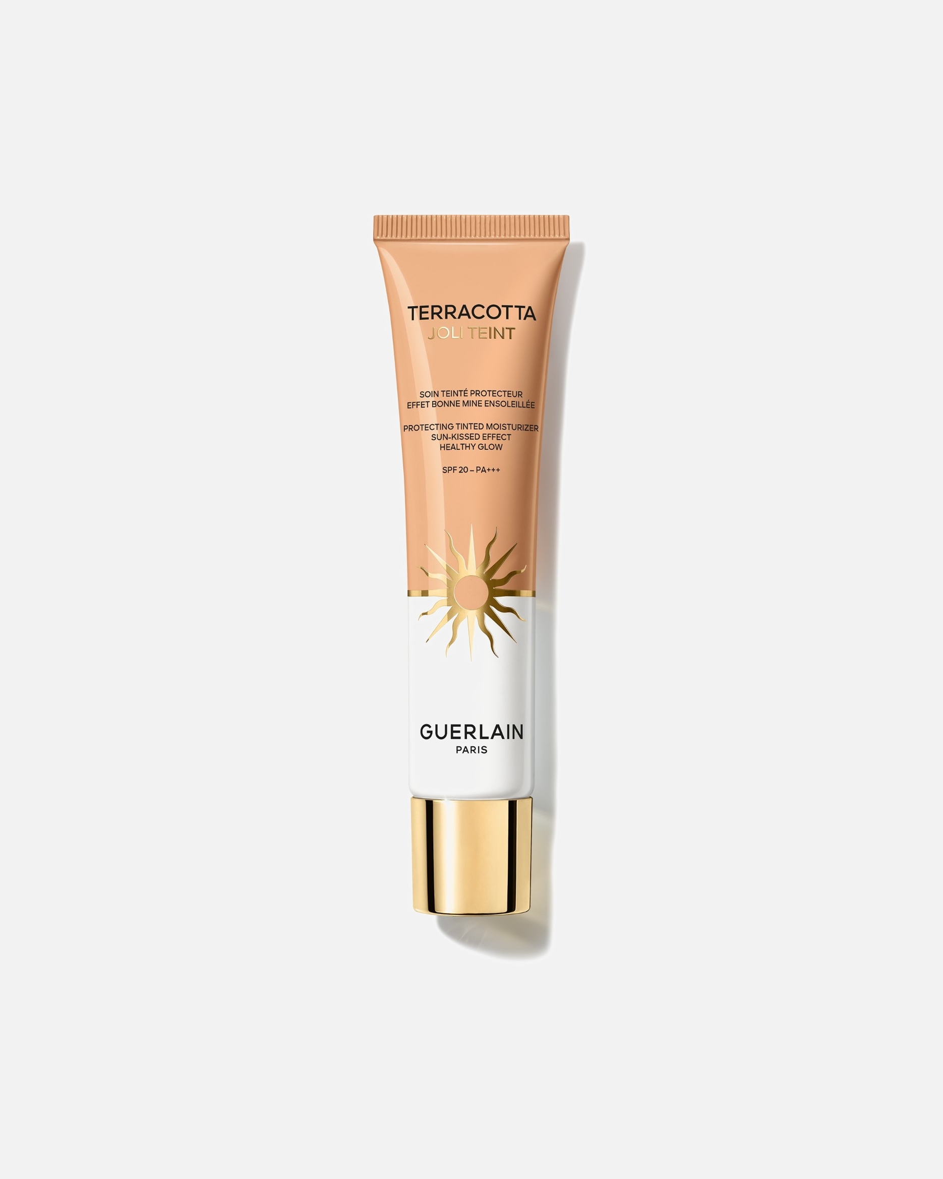 Fondotinta di Unisex Guerlain Terracotta Joli Teint crema colorata protettiva - effetto pelle baciata dal sole 20 - GOLDEN