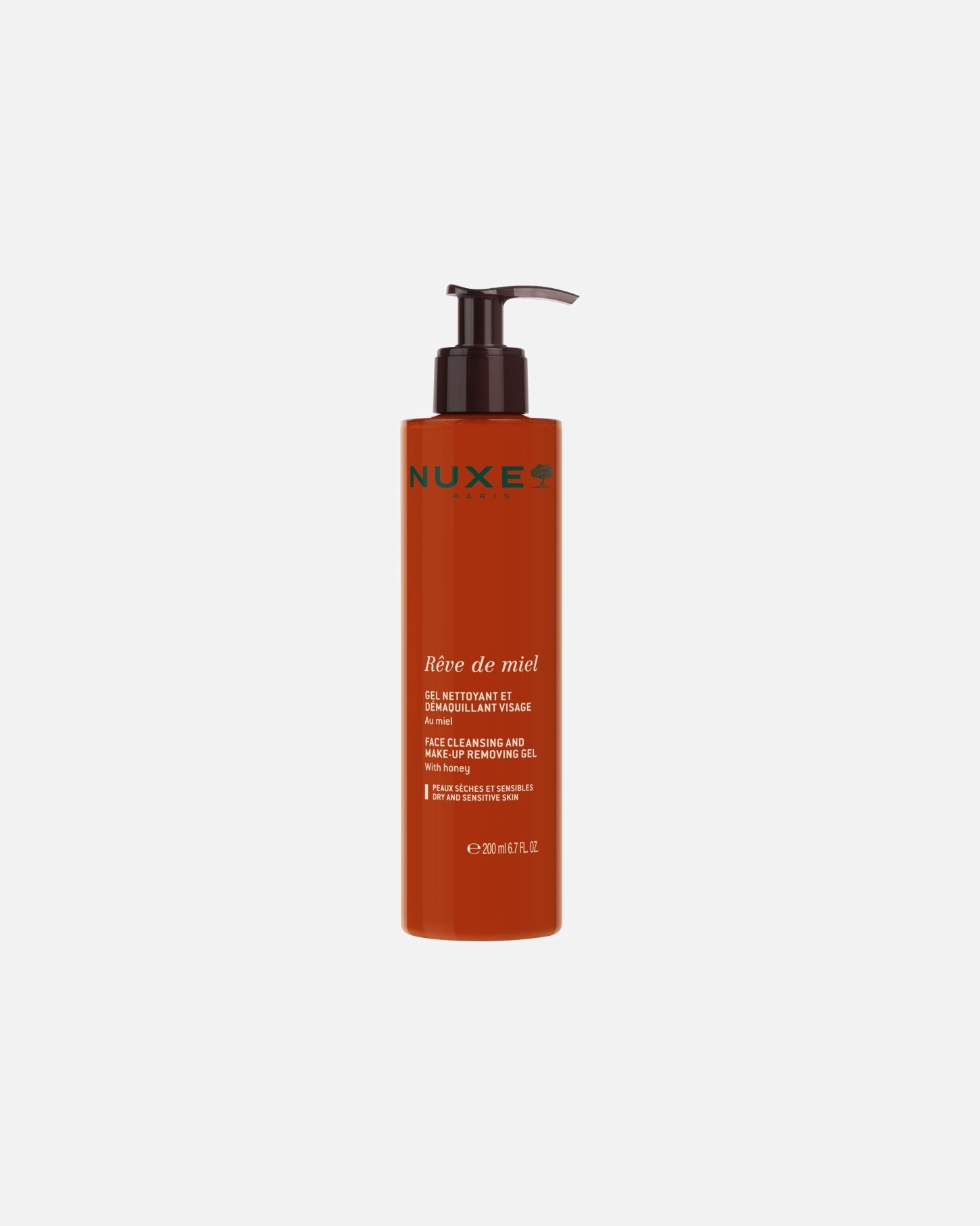 Gel detergente di Femmina NUXE Reve De Miel® Gel Nettoyant et Démaquillant Visage 200 ml