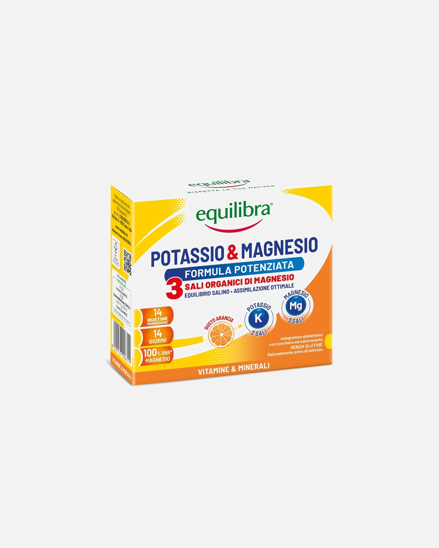 Integratori alimentari di Unisex equilibra Equilibra Potassio & Magnesio 3, 14 buste 72.8 g