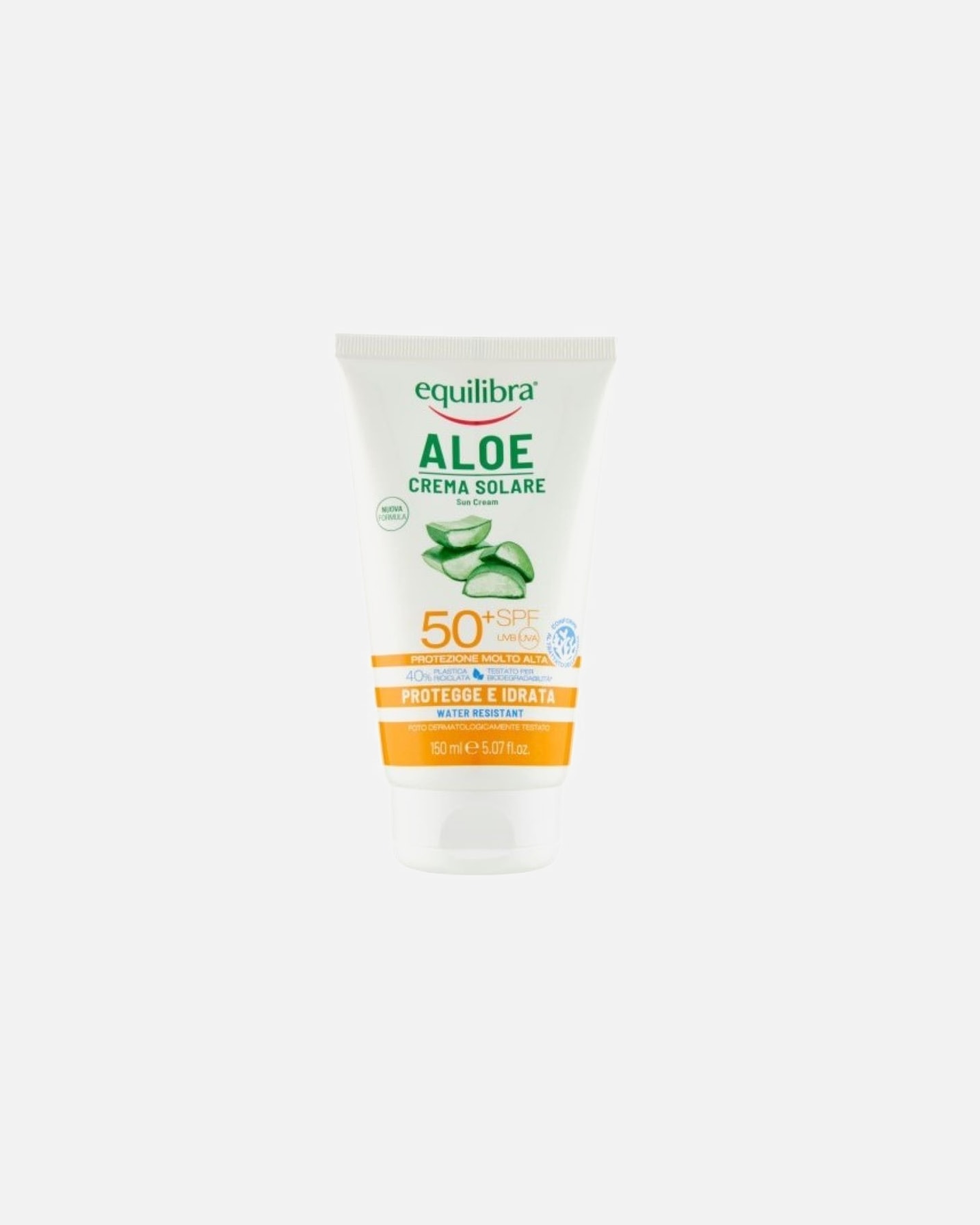 Crema solare di Unisex equilibra Aloe Crema Solare SPF 50 + 150 ml