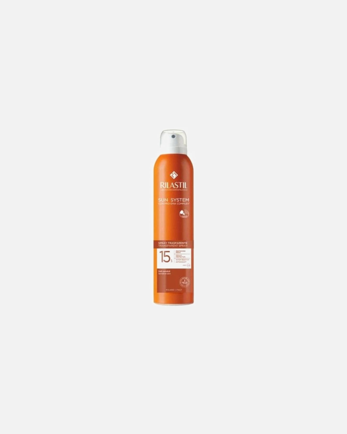 Spray Solare di Unisex RILASTIL Sun System Trasparente spf 15 200 ml