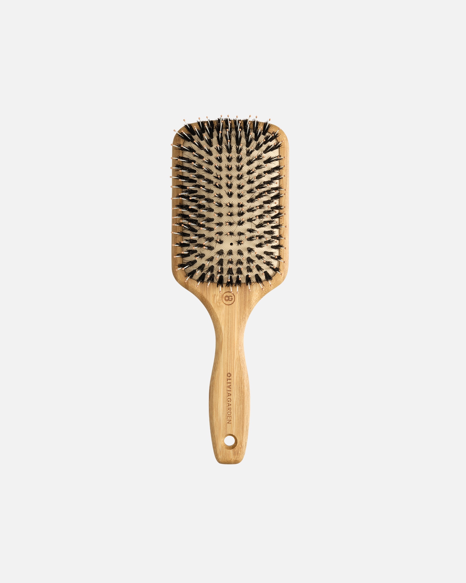 Spazzola in legno di Femmina Olivia Garden BAMBOO TOUCH Detangle Boar&Nylon L 1 pezzo