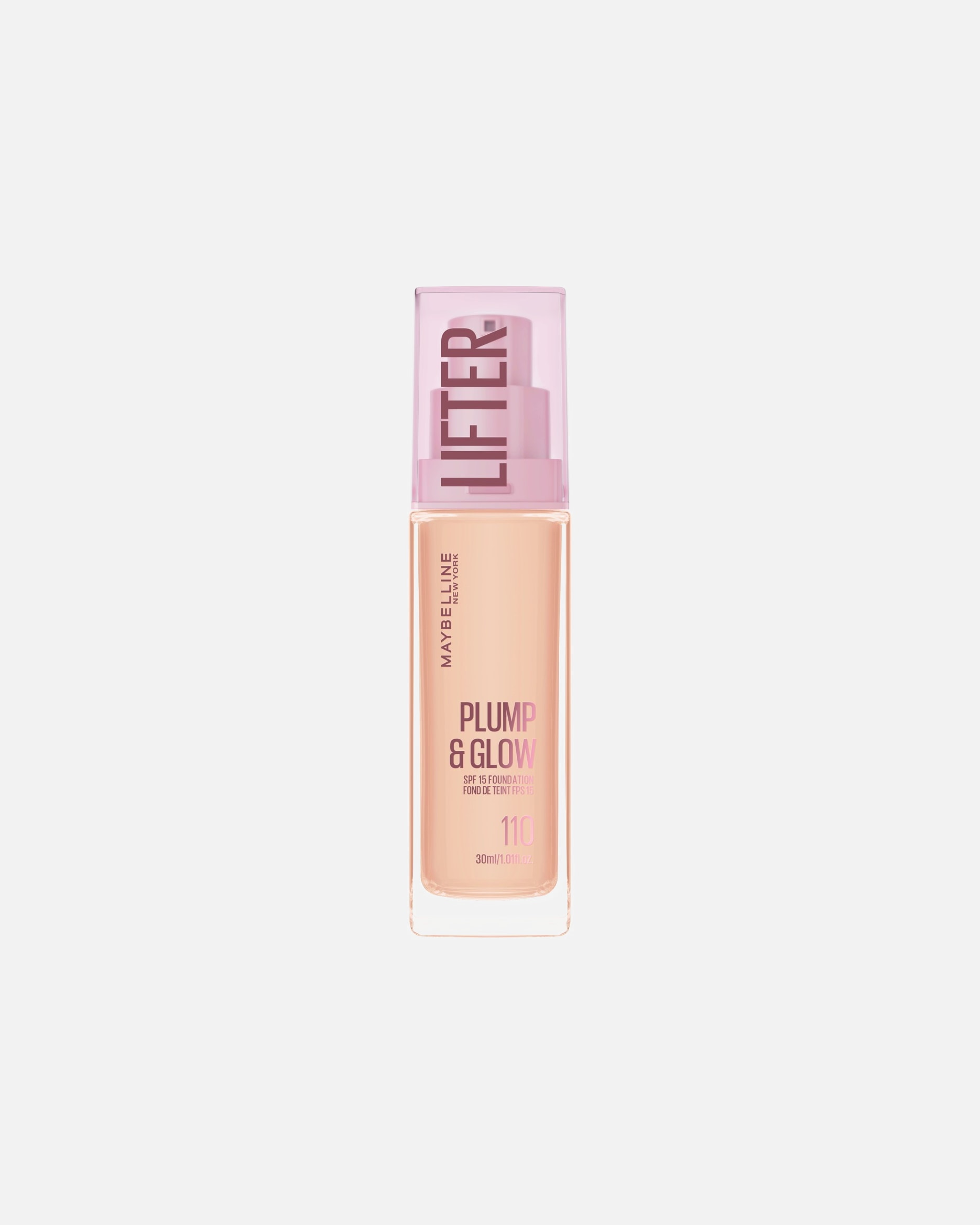 Fondotinta di Unisex MAYBELLINE NEW YORK Lifter Plump & Glow 112