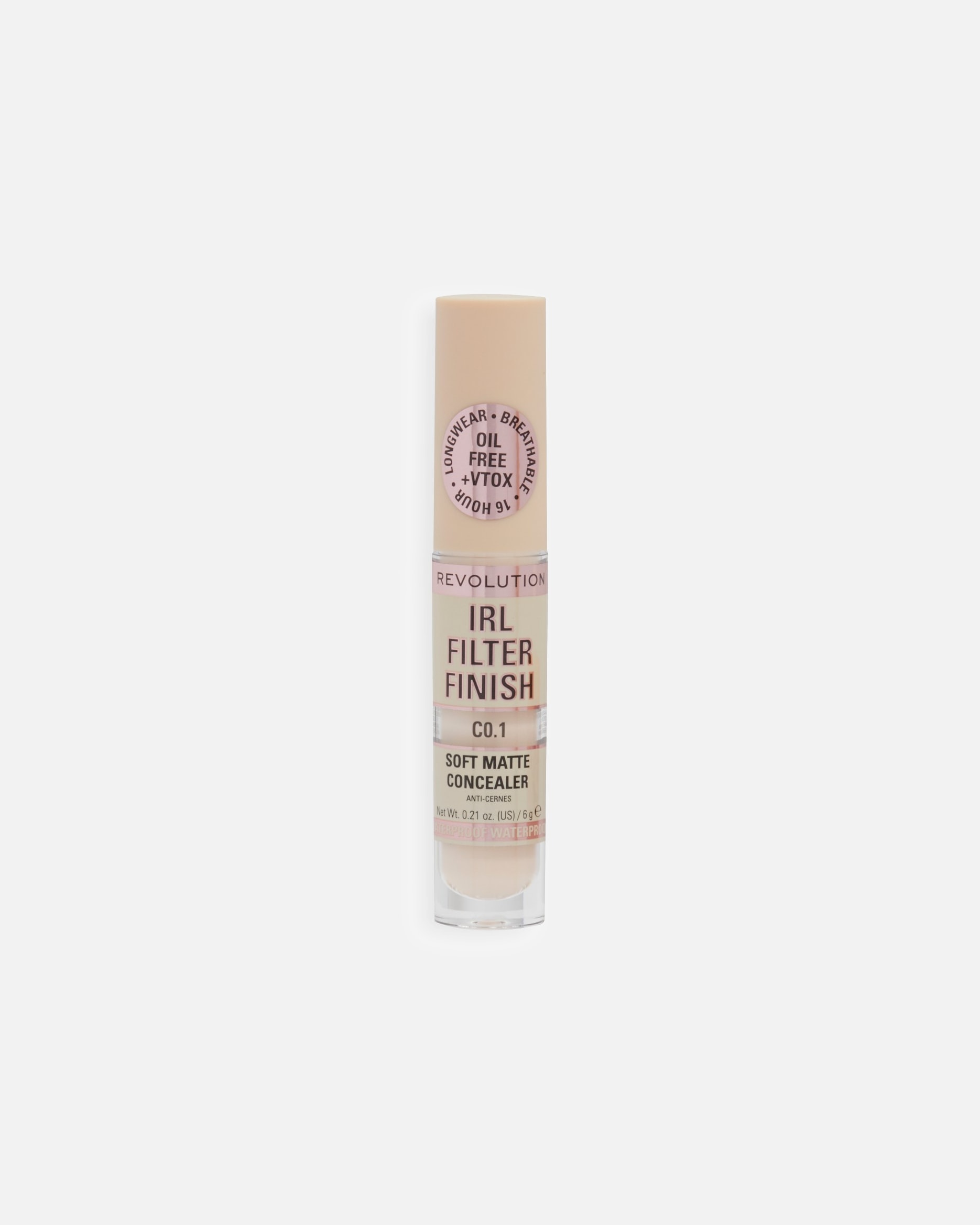 Correttore di Unisex Revolution IRL Filter Finish Concealer C0.1 - NUDE