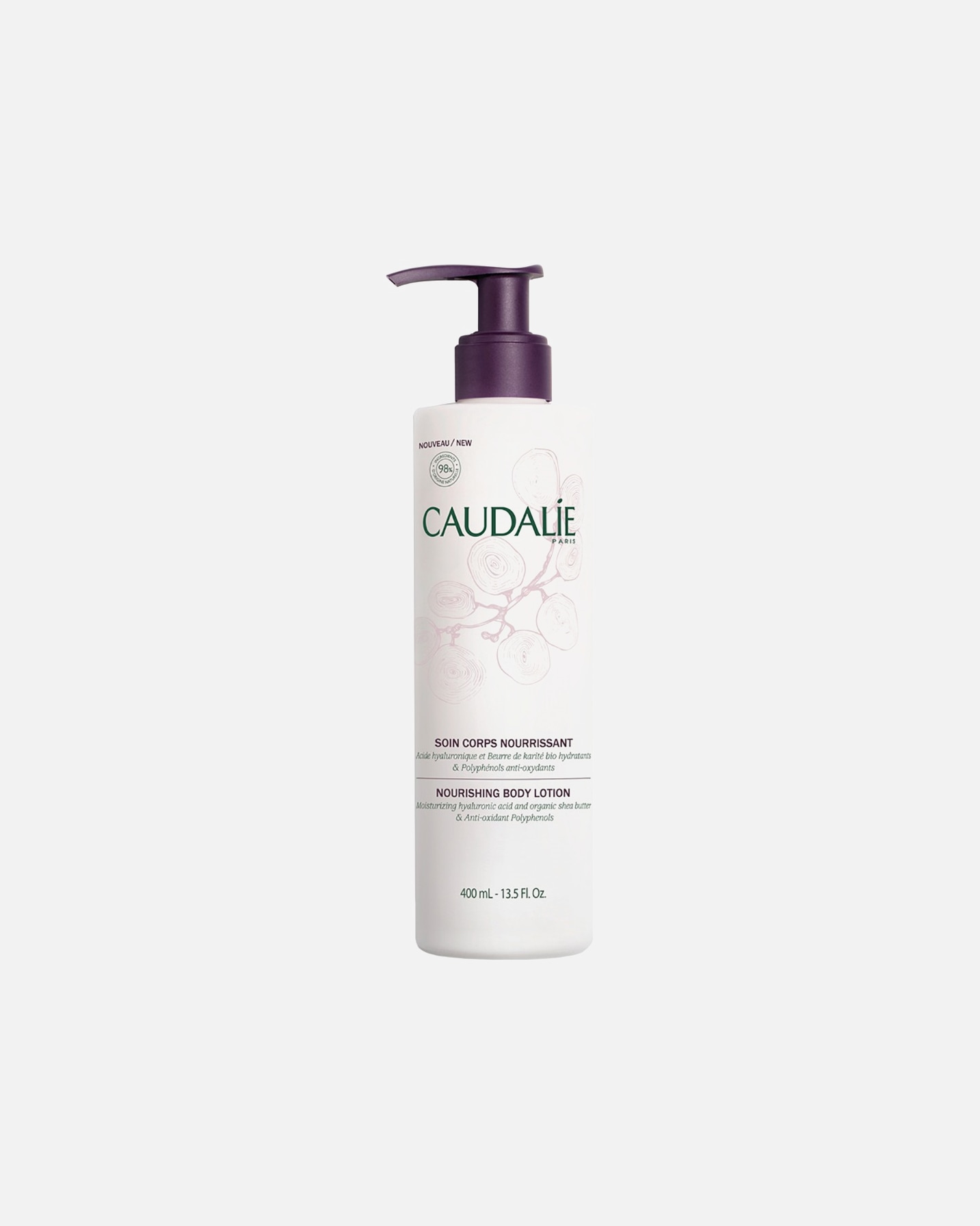 Lozione corpo di Unisex Caudalie Trattamenti nutrienti per il corpo 400 Millilitro