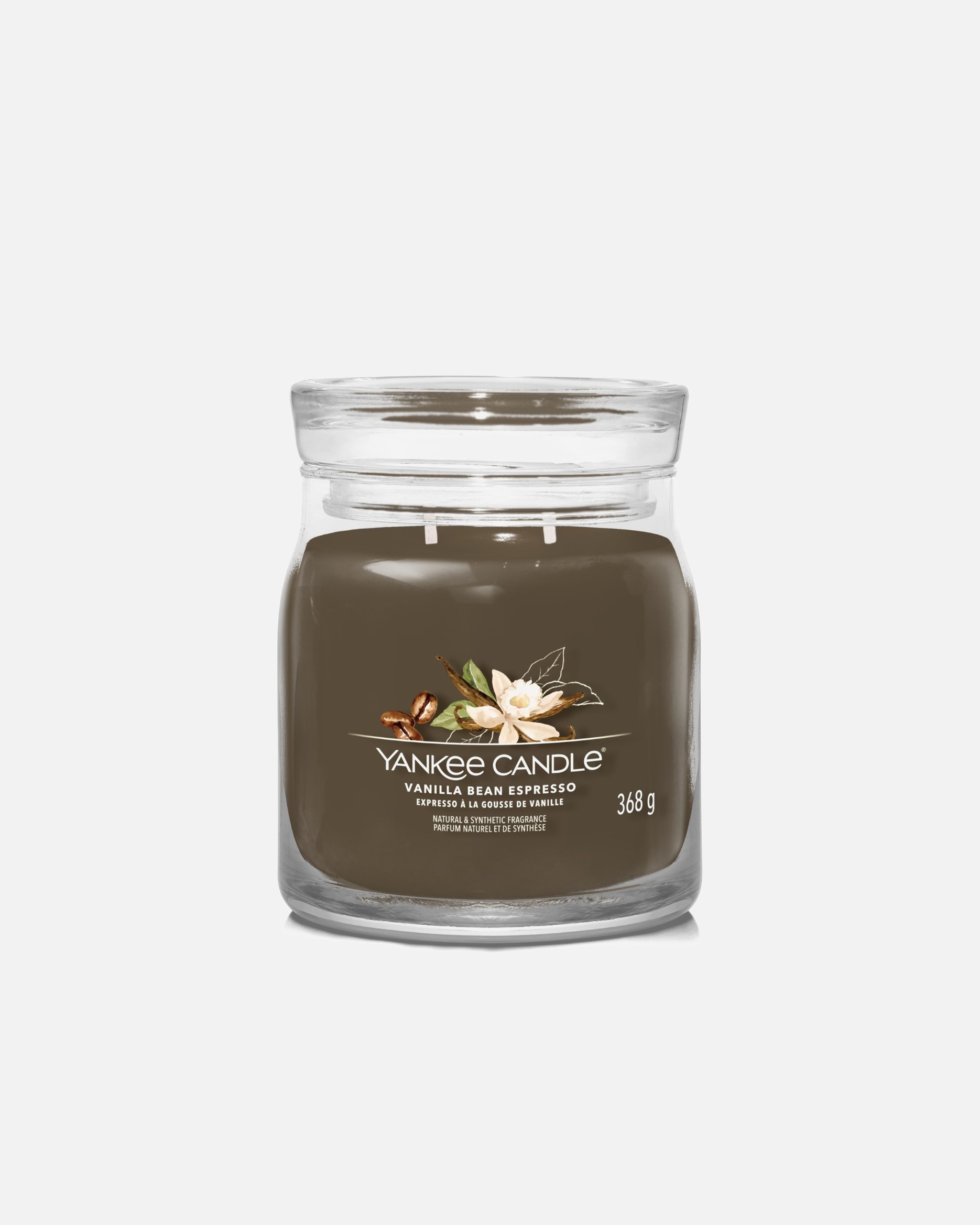 Candela di Unisex Yankee Candle Candela Votive in Vetro Singola Vanilla Bean Espresso 368 g - Signature
