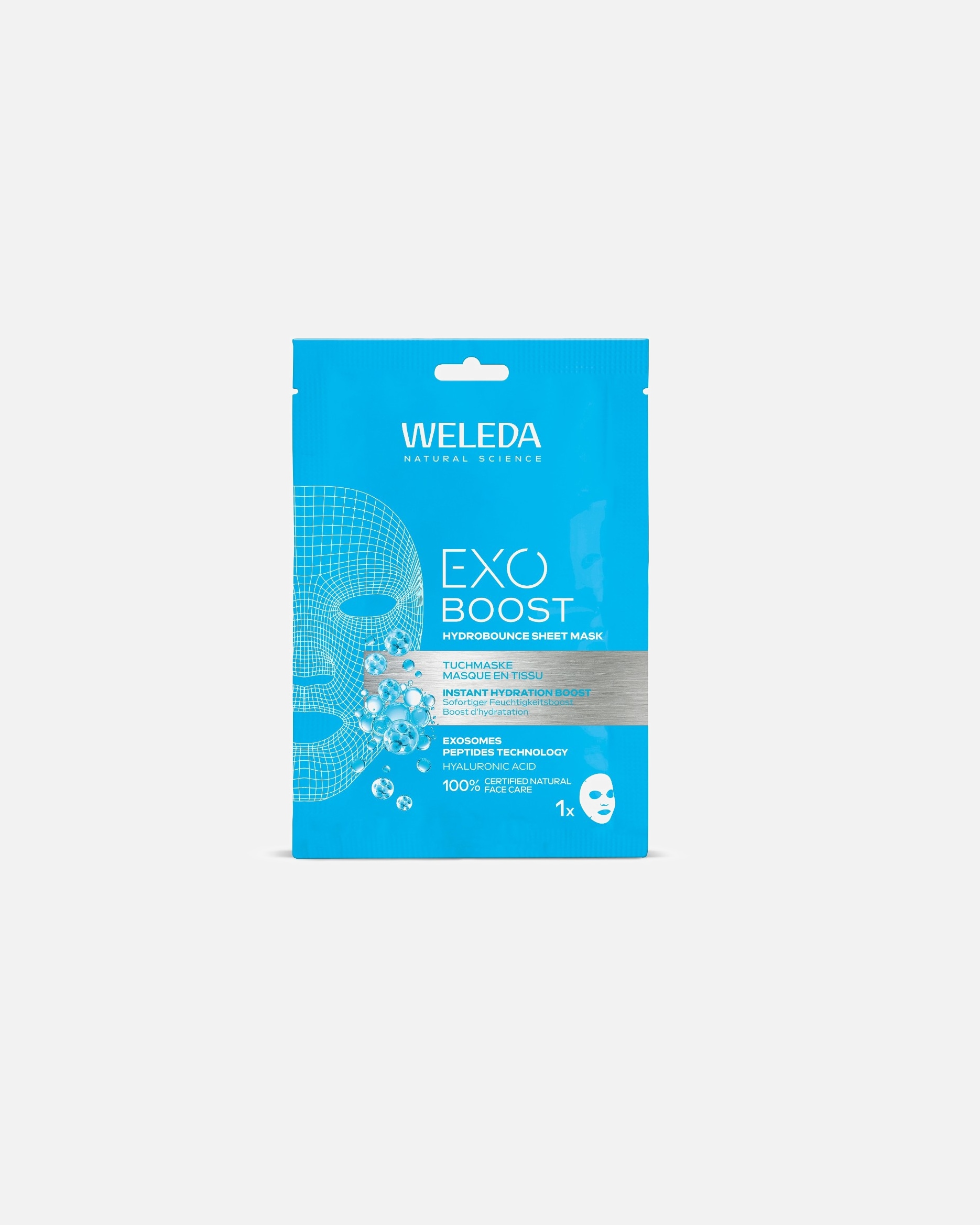 Maschera in Tessuto di Unisex Weleda Exo Sheet Mask Hydration 20 ml