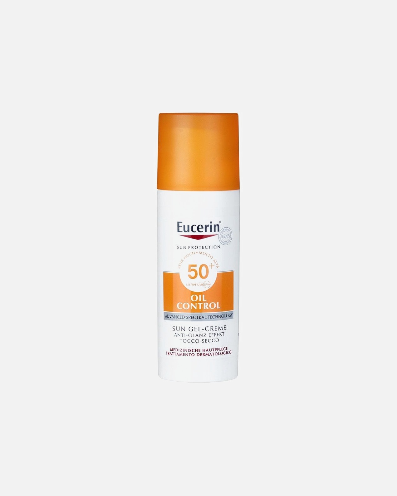 Crema solare per il corpo di Unisex Eucerin Sun Oil Control Olio Solare per Pelli Miste e Grasse SPF50+ 50 ml