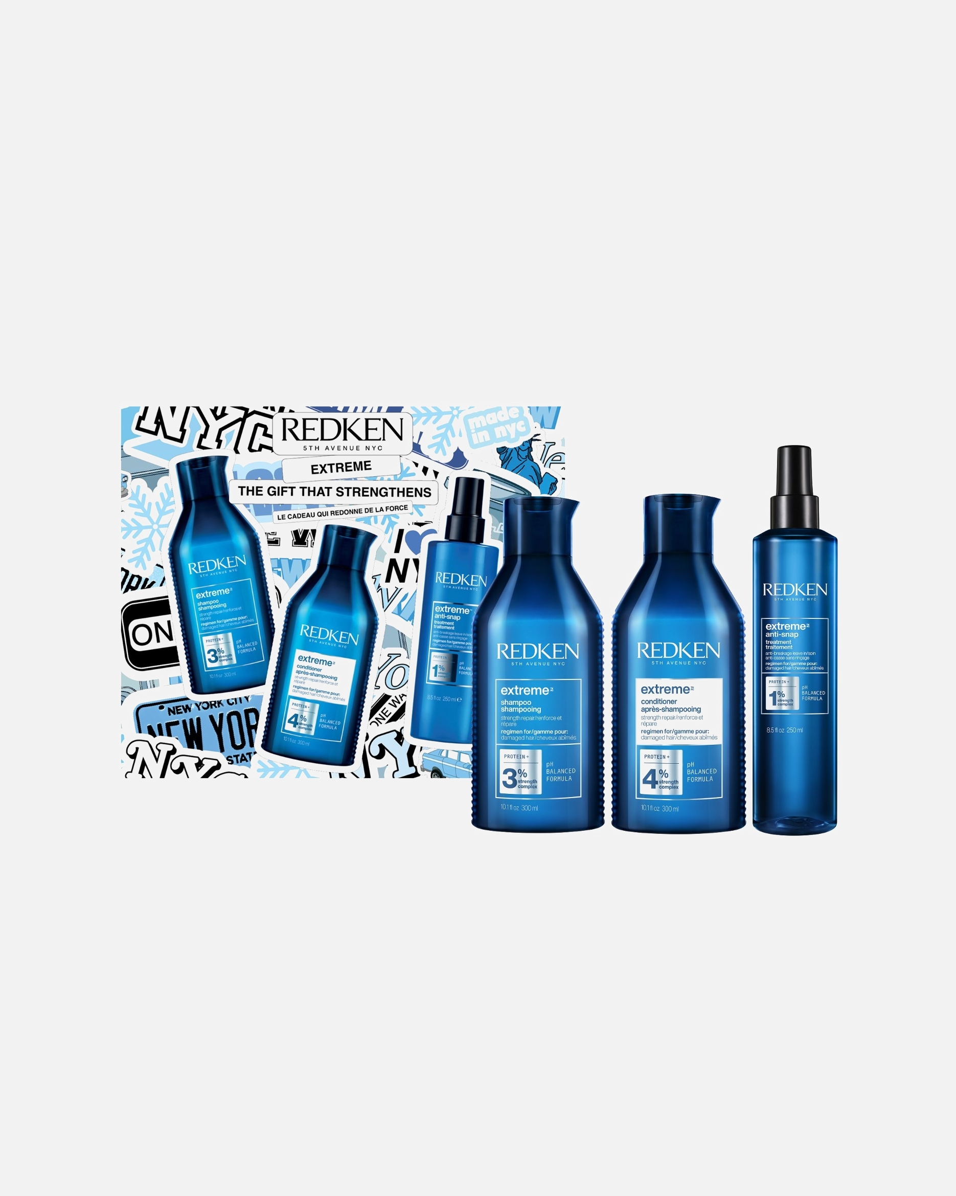 Set cura dei capelli di Unisex Redken Per Capelli Danneggiati X-Mas Set 2025 1 pezzo