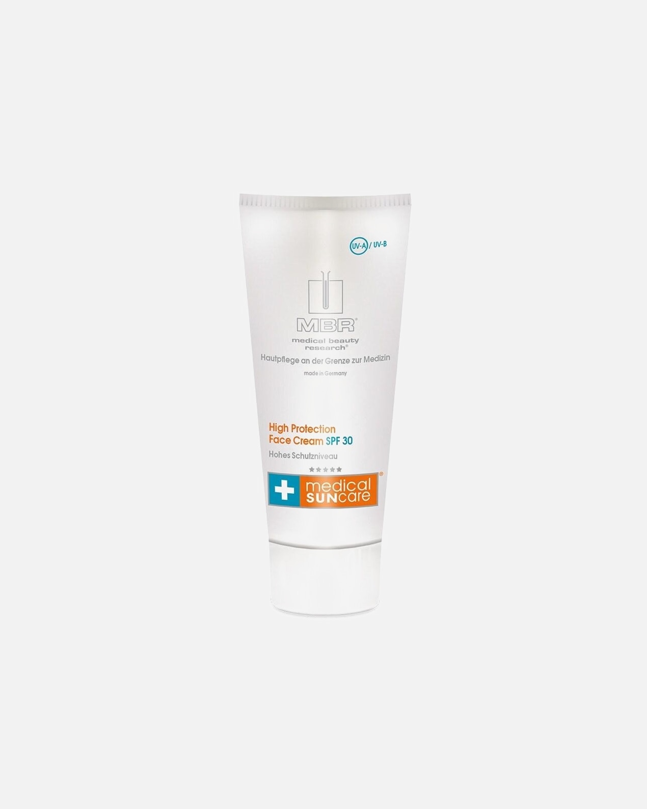 Crema solare di Unisex MBR Medical Beauty Research Medical Sun Care High Protection Face Cream SPF 30Tube 50ml High Protection Face Cream SPF 30Tube 50ml