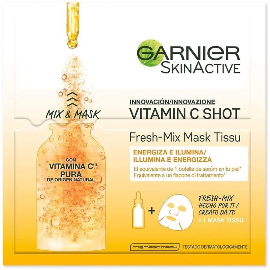 GARNIER - Maschera in Tessuto Fresh Mix, Formula
