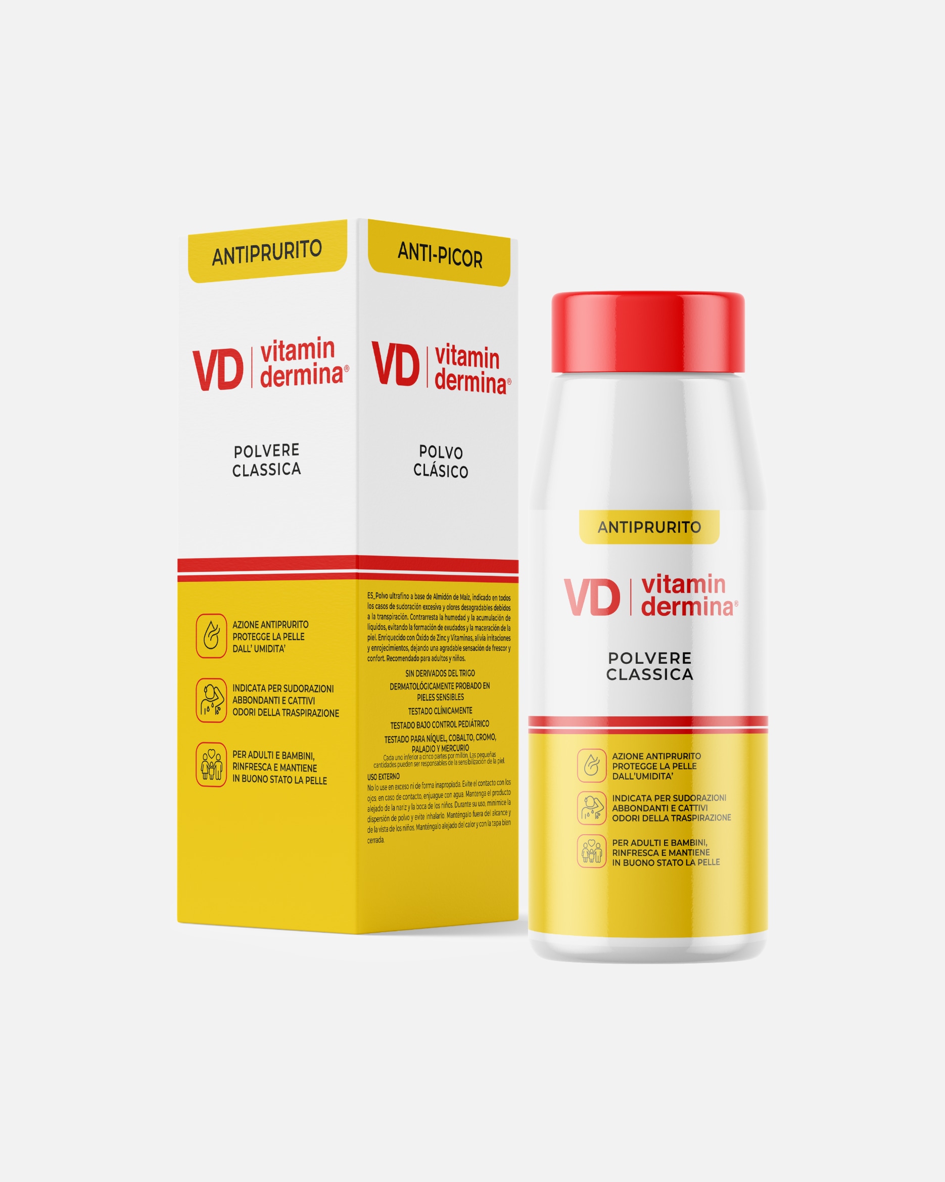Polvere per il corpo di Unisex Vitamindermina Default Brand Line Polvere Classica Protettiva 100 g