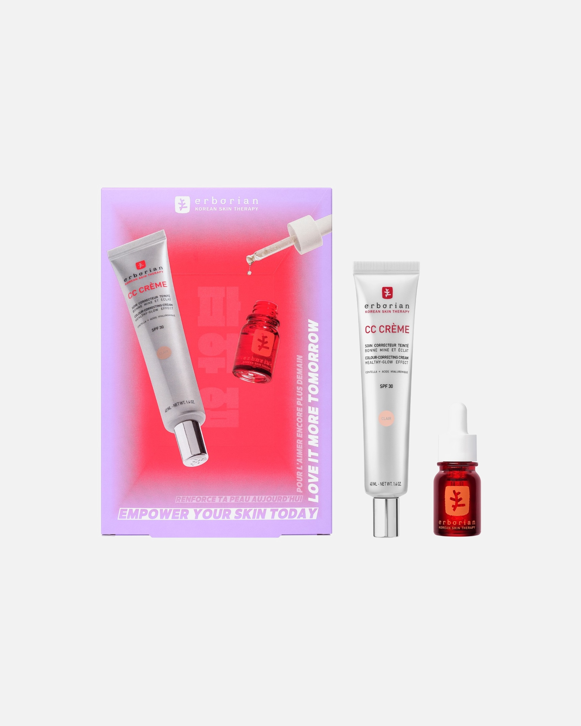 Set cura del viso di Unisex erborian Skin Therapy CC Crème Clair