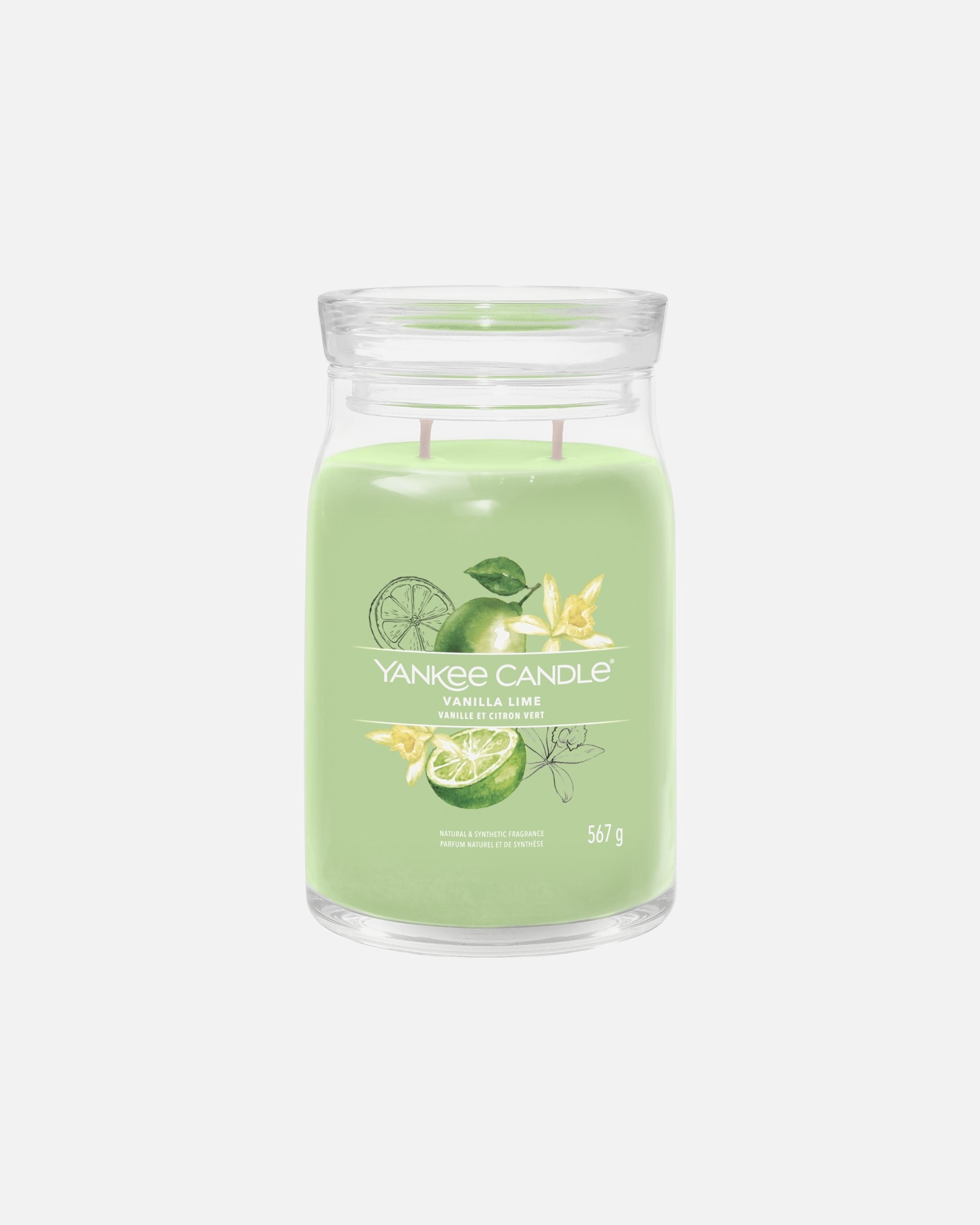 Candela di Unisex Yankee Candle Votivo in vetro Vanilla Lime 567 g - Signature