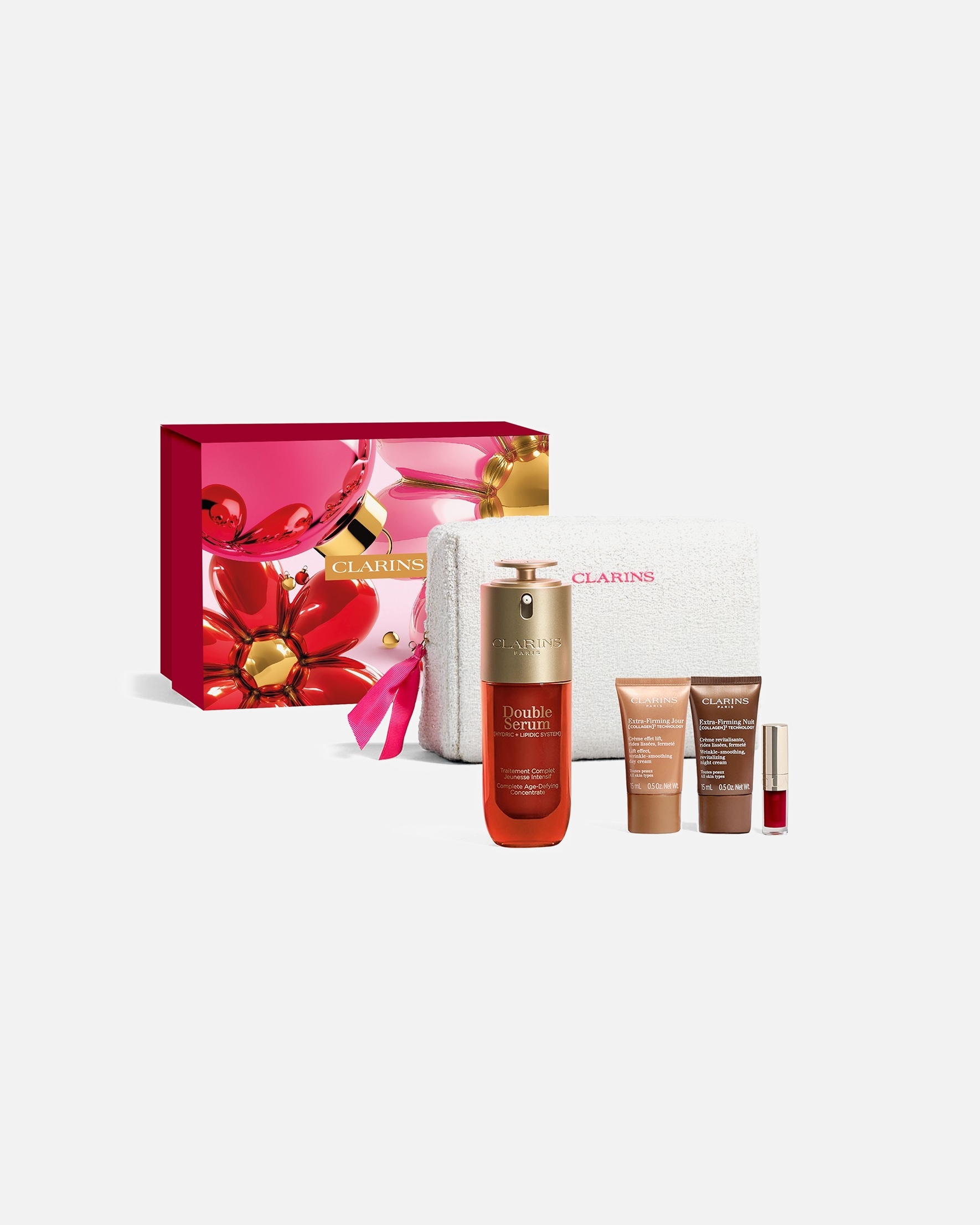 Set cura del viso di Unisex Clarins Rituale Double Serum & Extra-Firming 1 pezzo