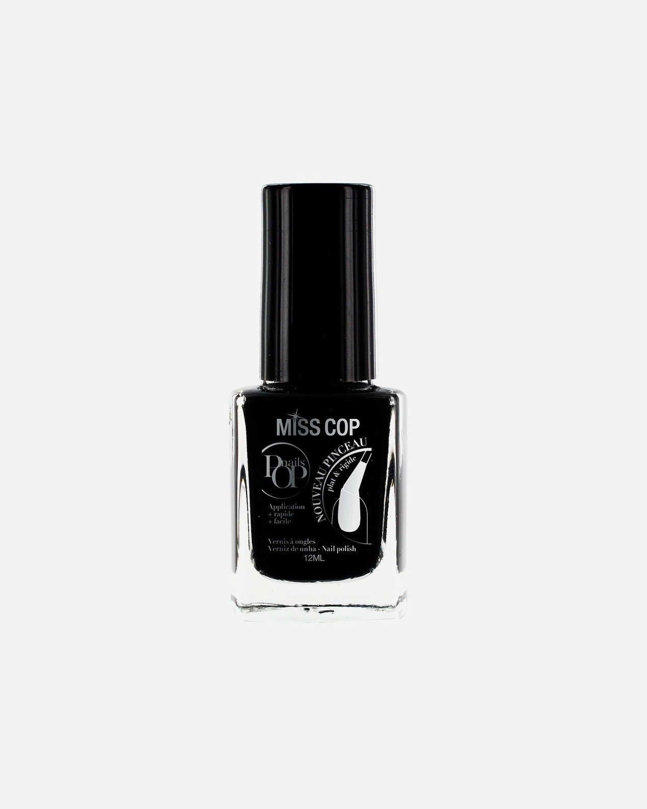 Smalto per unghie di Unisex Miss Cop Pop Nails 49 - NOIR INTENSE