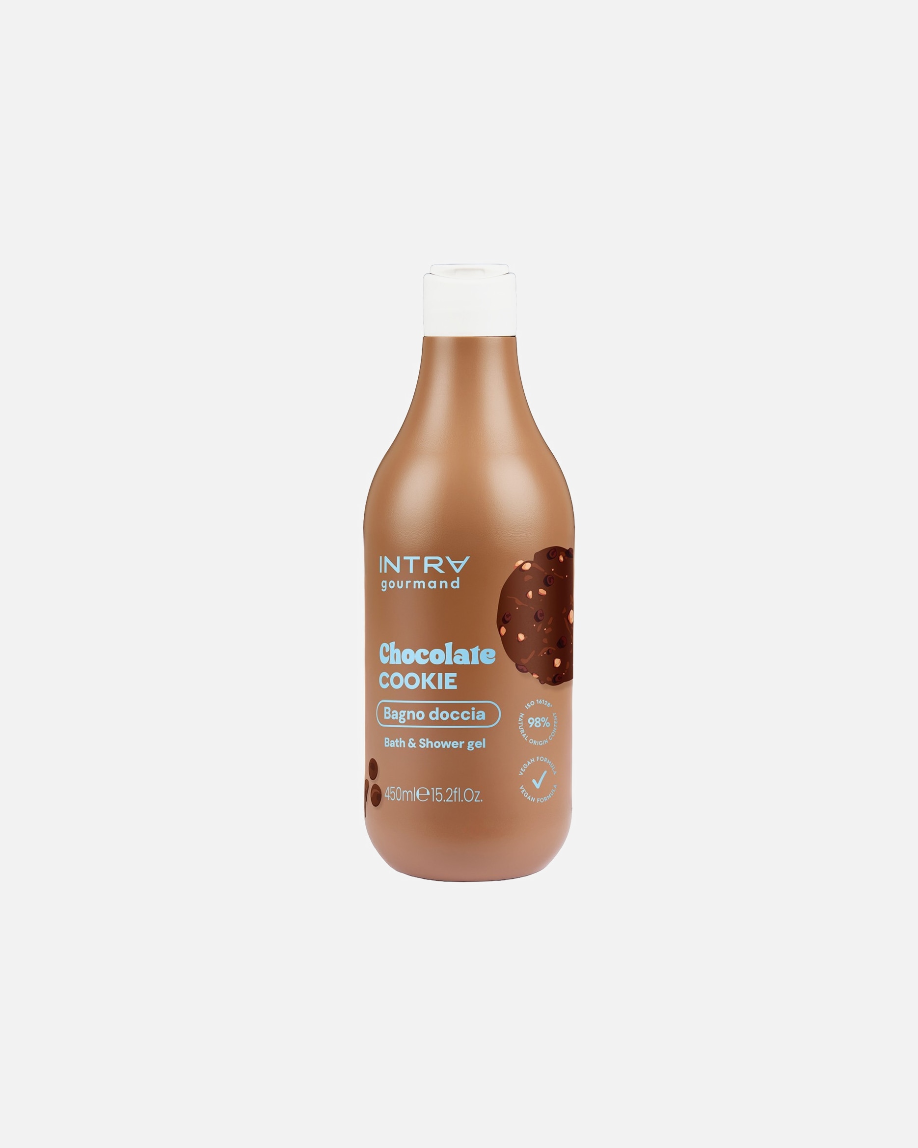 Bagnoschiuma di Unisex Intra Gourmand Chocolate COOKIE Bagno doccia 450 ml