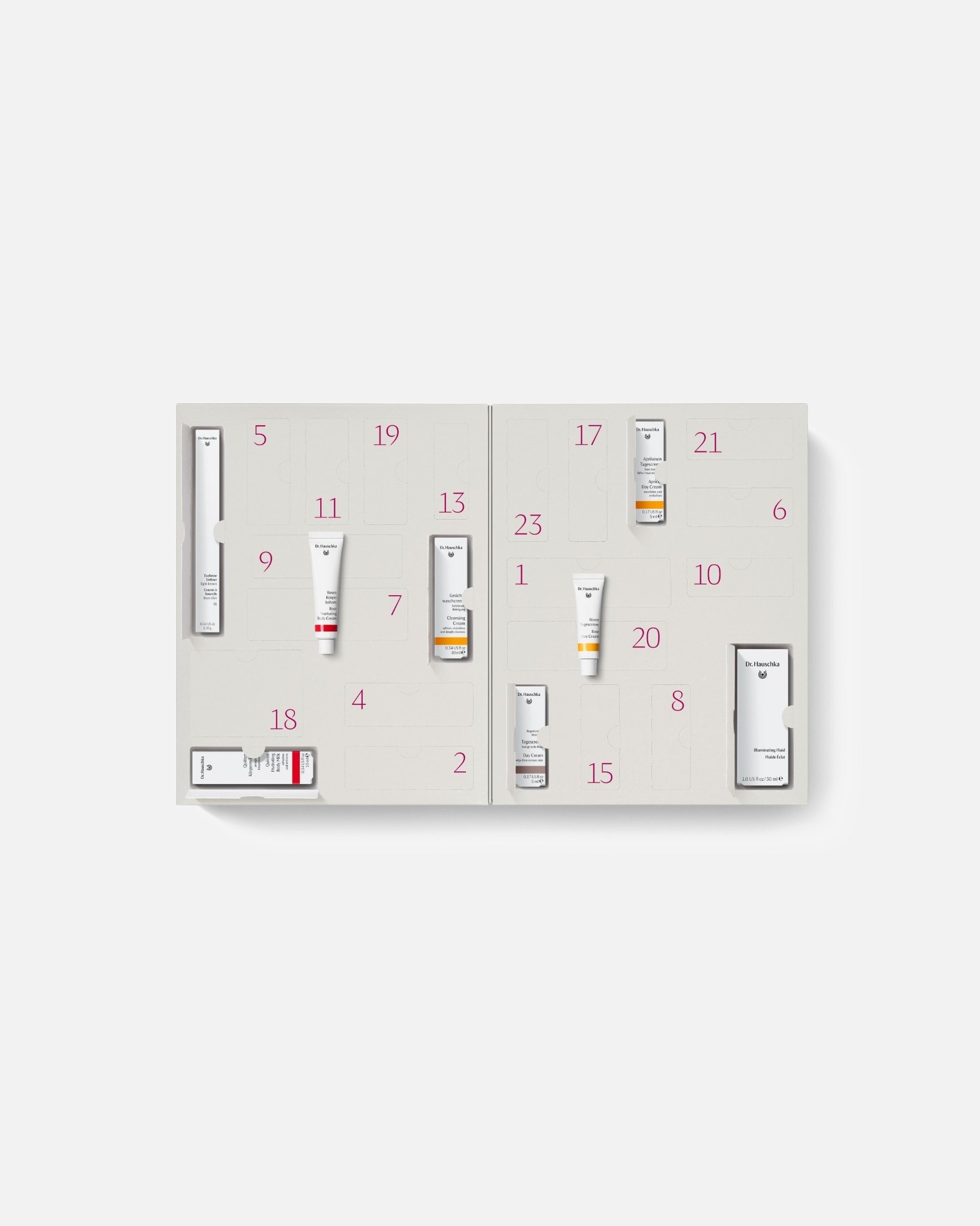 Calendario dell'avvento di Unisex Dr. Hauschka Daily delight - 24 Gifts from Nature 1 pezzo