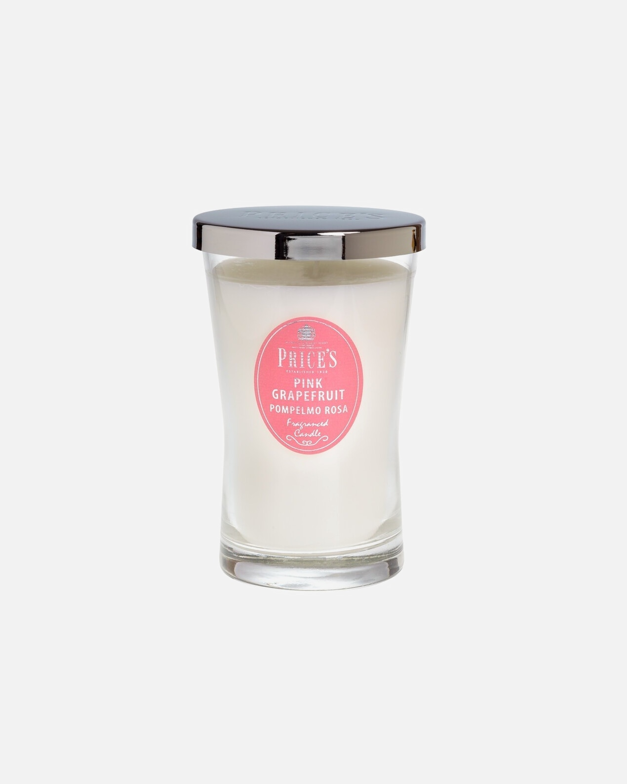 Candela di Unisex PRICE'S CANDLES PINK GRAPEFRUIT SCENTED CANDLE IN LARGE JAR 1 pz