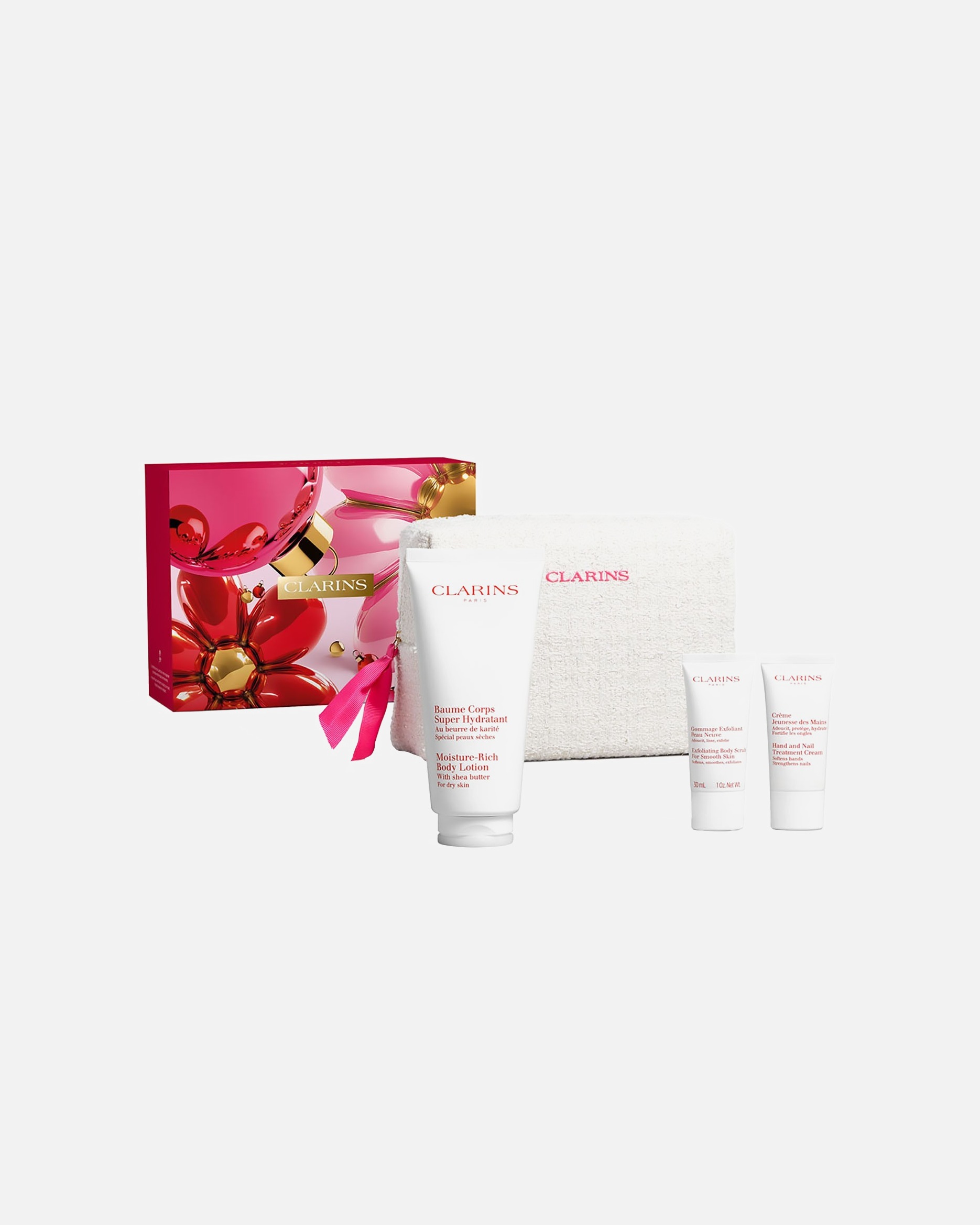 Cofanetto cura del corpo di Unisex Clarins Rituale Body Care Essentials 1 pezzo