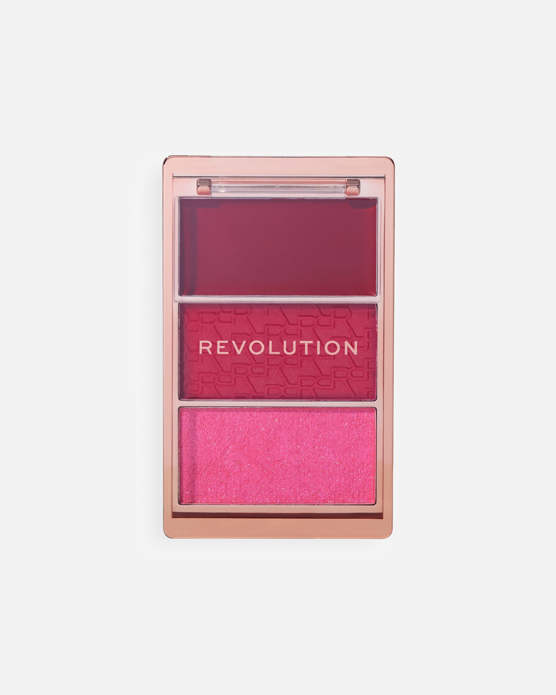 Blush di Unisex Revolution Blush Icon Palette Authentic Peach MY CHERRY TRUTH