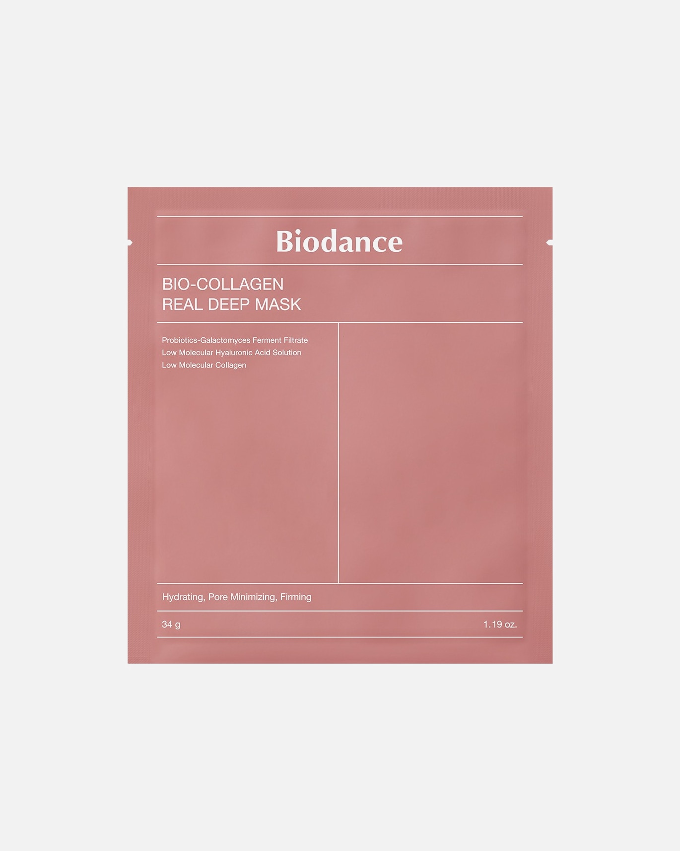 Maschera in Tessuto di Unisex Biodance Default Brand Line Bio Collagen-Real Deep Mask 34 g