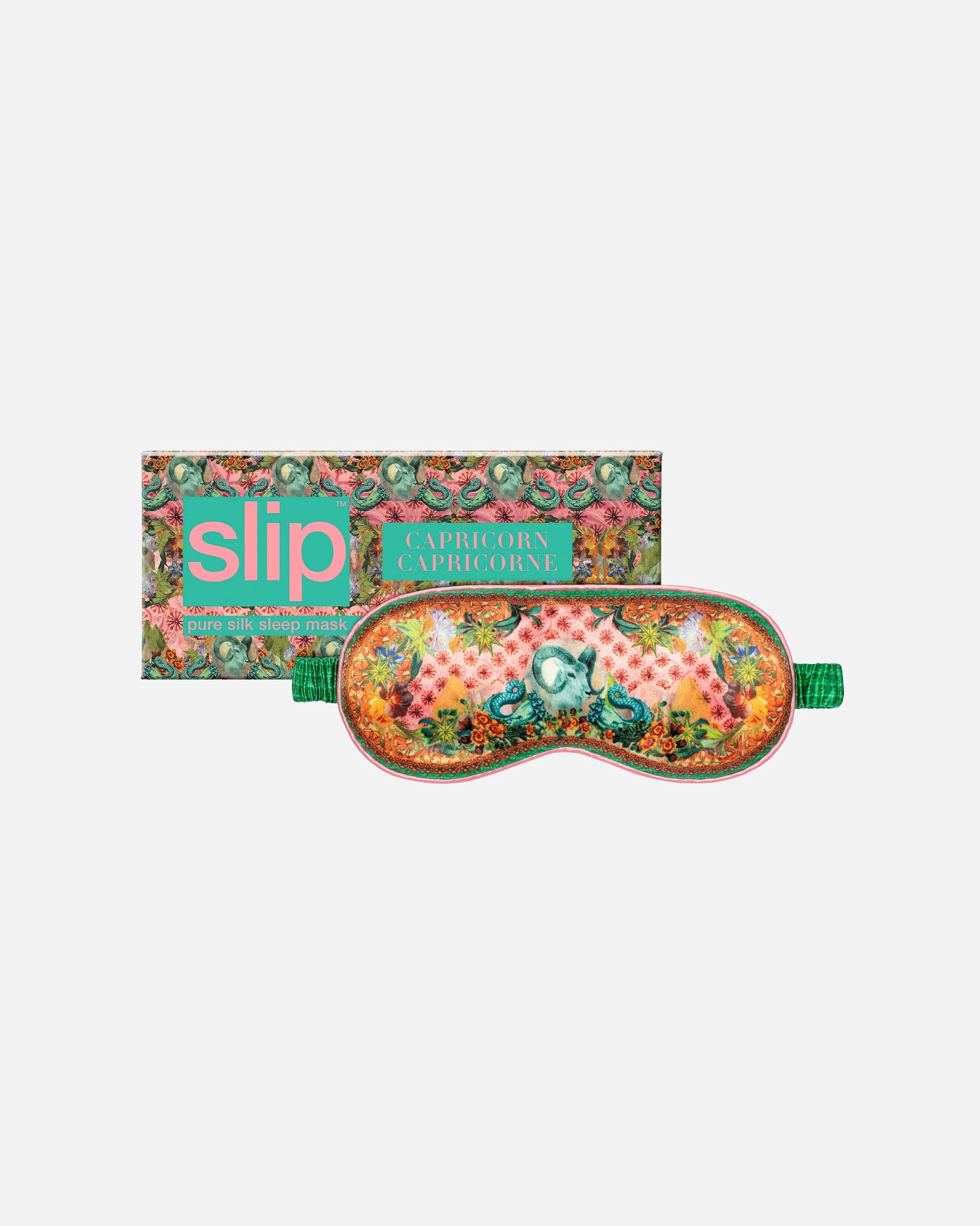 Mascherina da notte di Unisex Slip mascherina per il sonno in pura seta - zodiaco - capricorno 1 pezzo