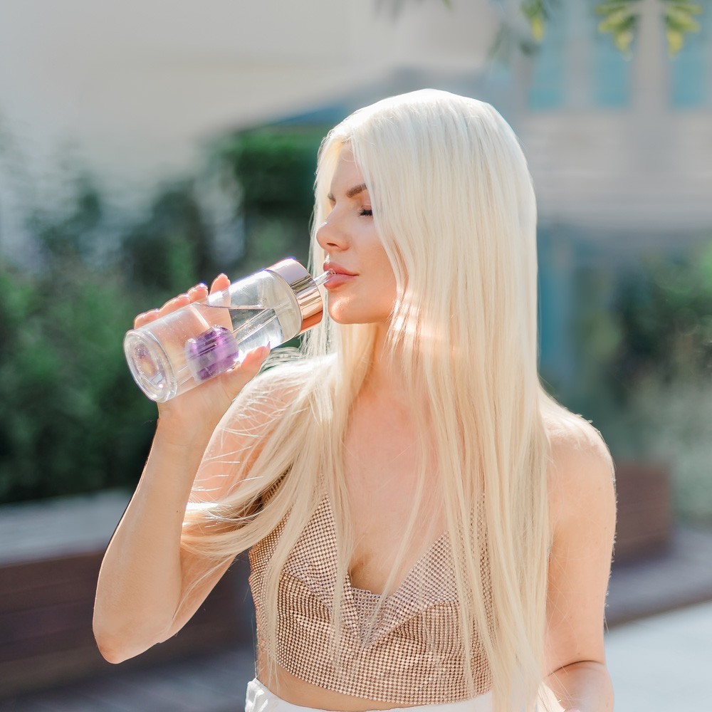 Soulbottles Borraccia in Vetro, Motivo: Acqua Dolce, 0,6 l Soulbottles Borraccia in Vetro, Motivo: Acqua Dolce, 0,6 l