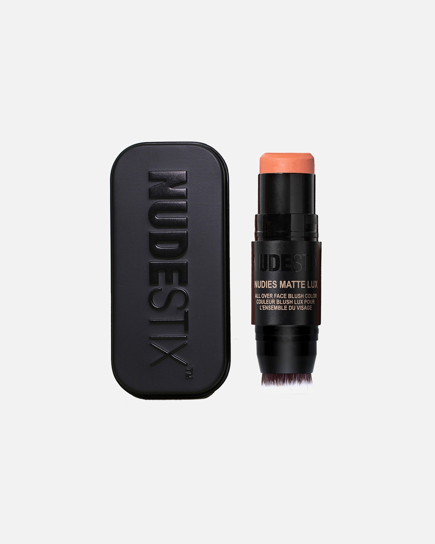 Blush di Unisex Nudestix Matte Lux All Over Face Blush #F1886C - PRETTY PEACHY