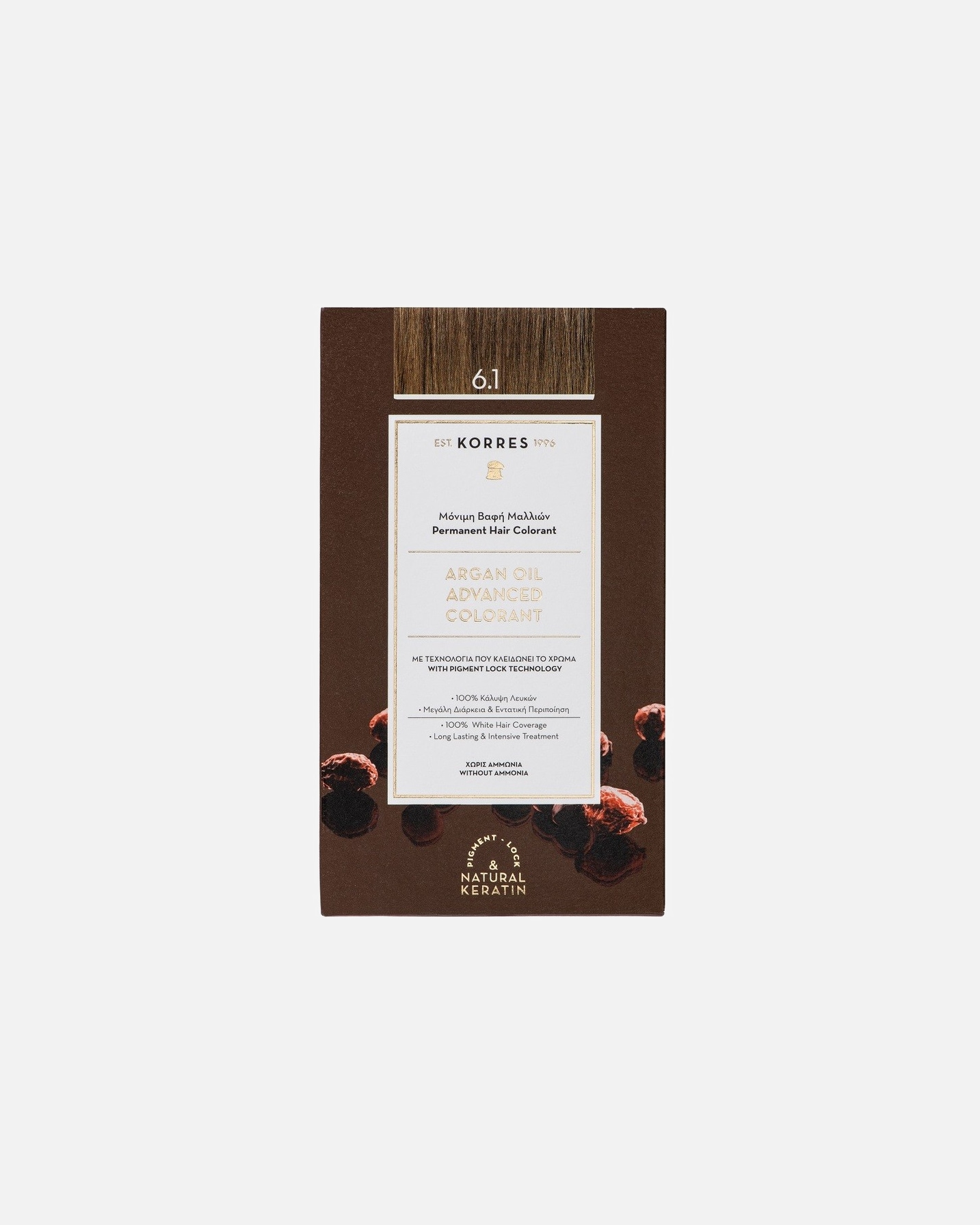 Colorazione capelli di Unisex KORRES 6;1 - ASH DARK BLONDE