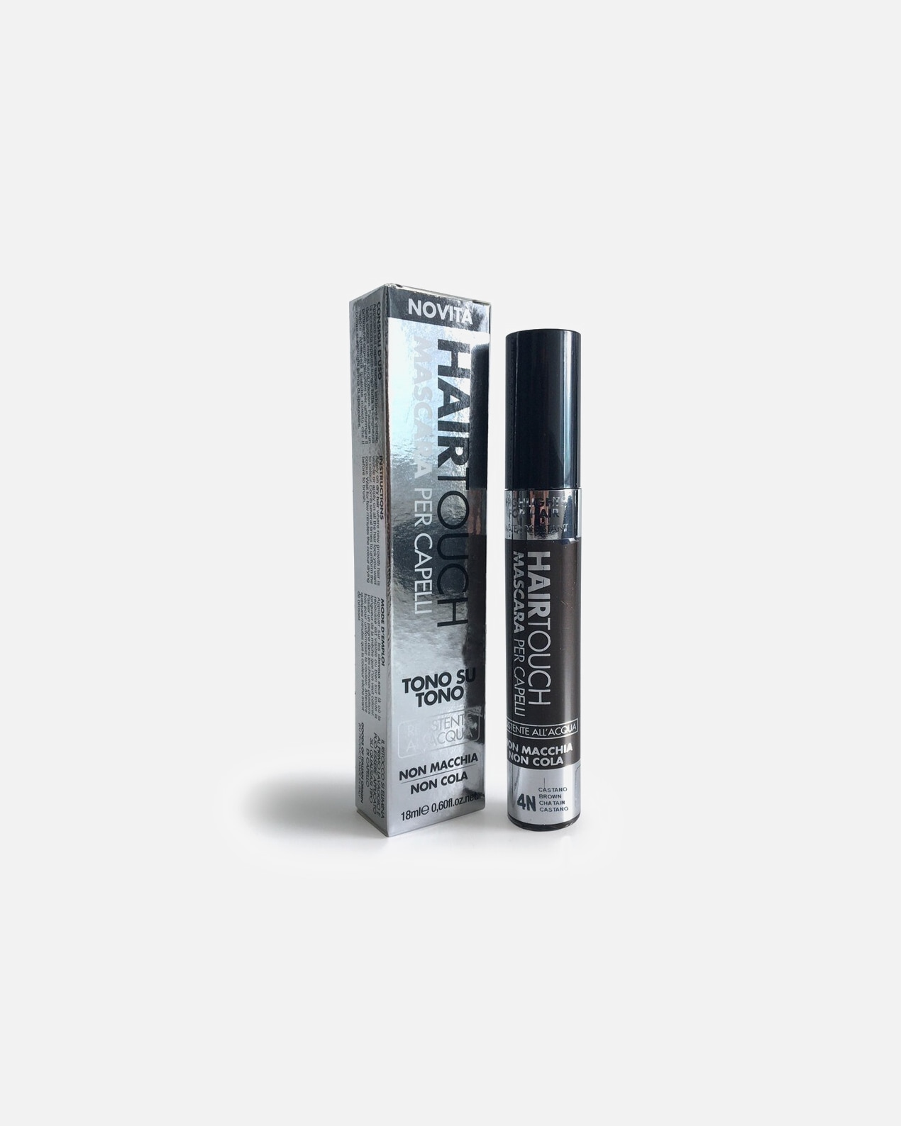 Colorazione capelli di Unisex Renée Blanche HAIR TOUCH MASCARA 4N CASTANO